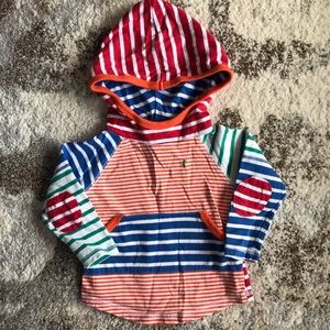 Truly Scrumptious 6-9 boy hooded long sleeve shirt